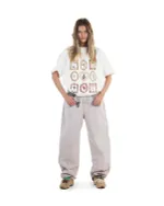 Джинсы Bruler d'Amour Loose Fit лиловые