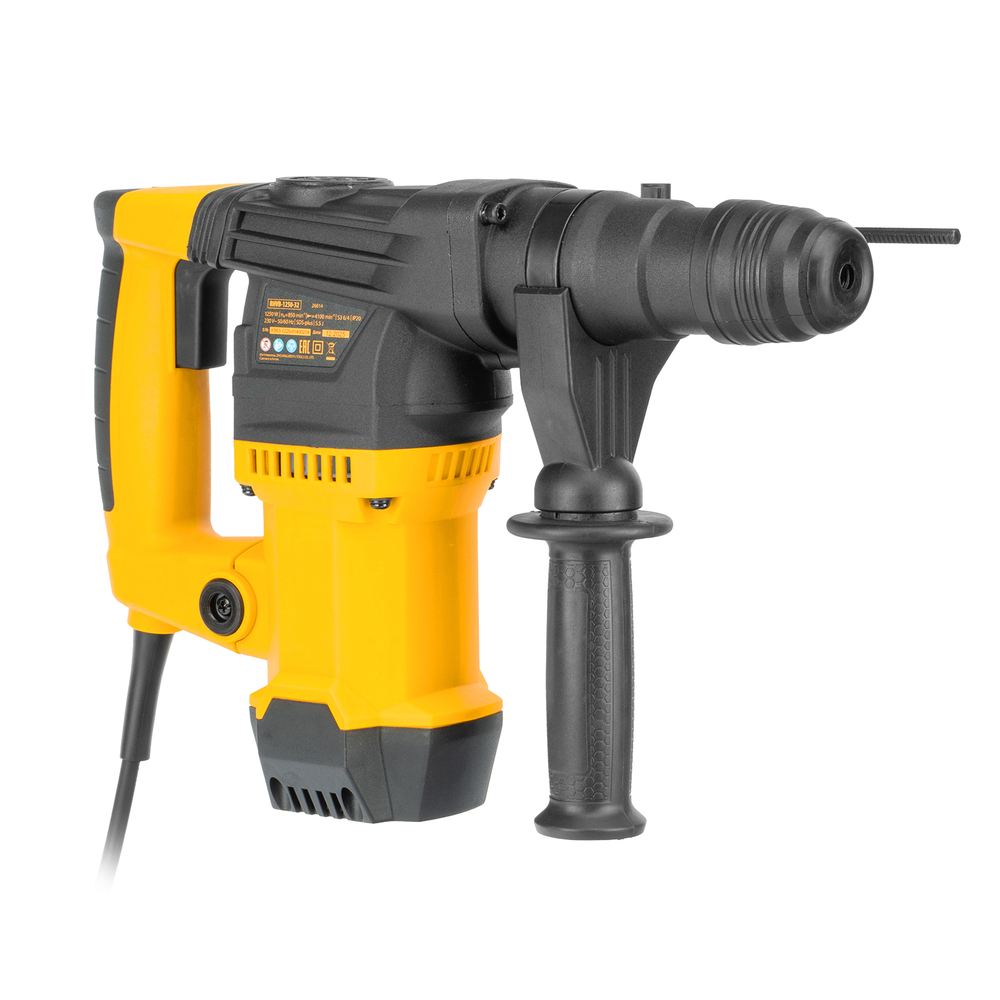 Перфоратор электрический RHVB-1250-32, SDS-plus, 1250 Вт, 5,5 Дж, 4 реж.// Denzel