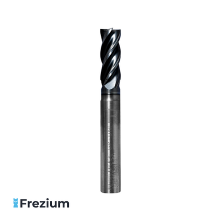 Концевая твердосплавная фреза по металлу "PreciTool" (8x8x20x63 Z4; 175487)