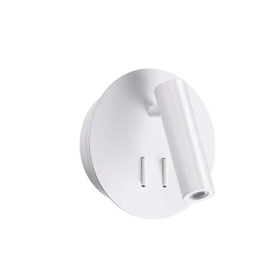 3912/9WL HIGHTECH ODL20 409 бел/металл Наст-й свет-к с лампой д/чтения с выкл LED 9W 3000K 220V BEAM