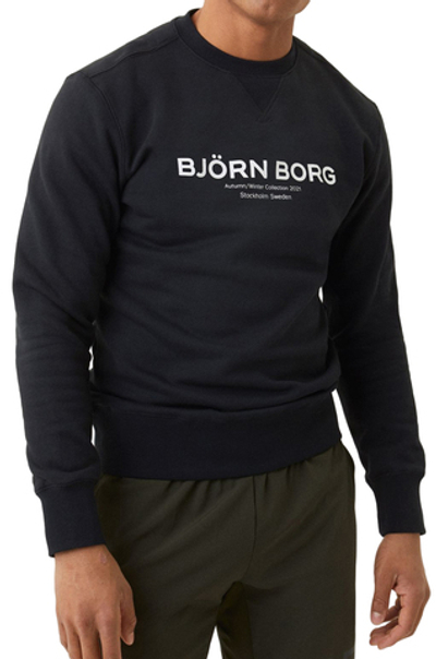 Мужская теннисная кофта Björn Borg Stockholm Crew M - black beauty