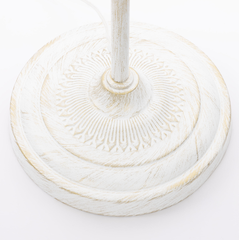 Citilux Базель CL407922T Торшер патина со столиком и зелёным абажуром