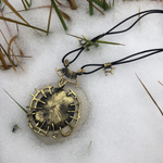 Кулон бронза солнце