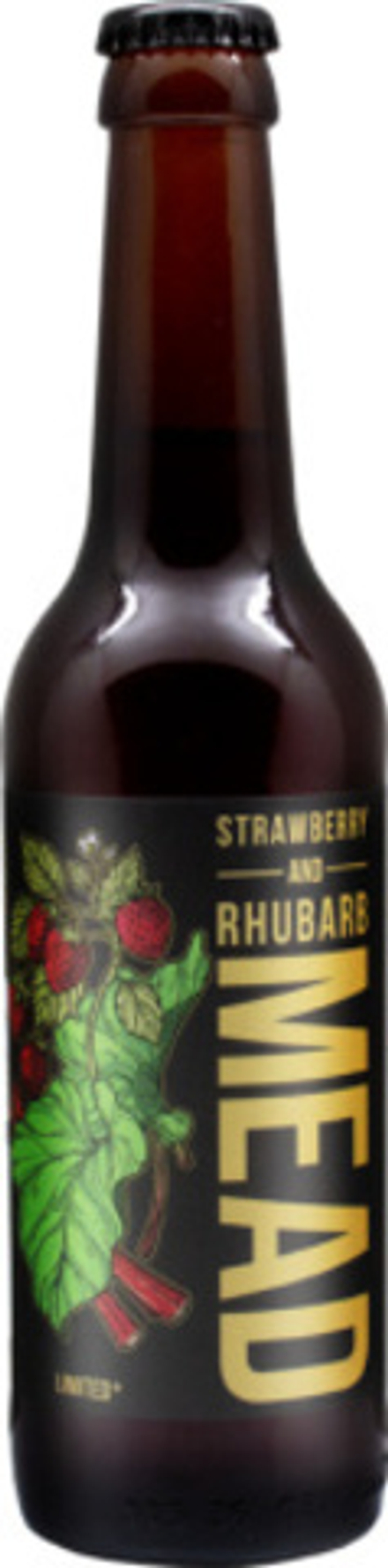 Медовуха Степь и Ветер Строуберри Энд Рубарб Мид / Mead Steppe & Wind Strawberry & Rhubarb 0.33 - стекло