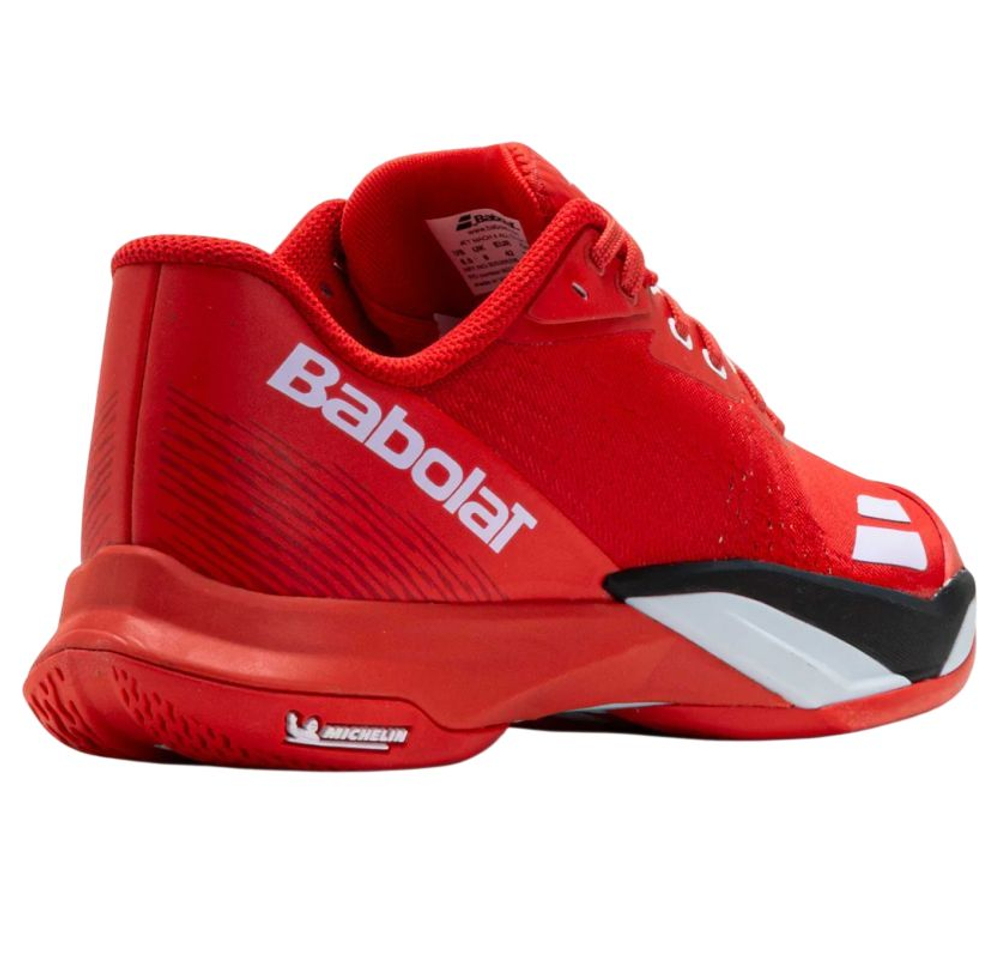 Мужские теннисные кроссовки Babolat Jet Mach 4 Clay - cherry tomato/white
