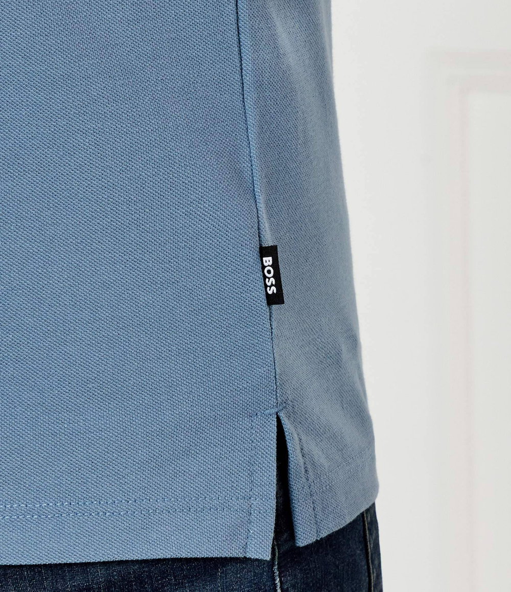 поло pallas BOSS BLACK - голубой(50468362)