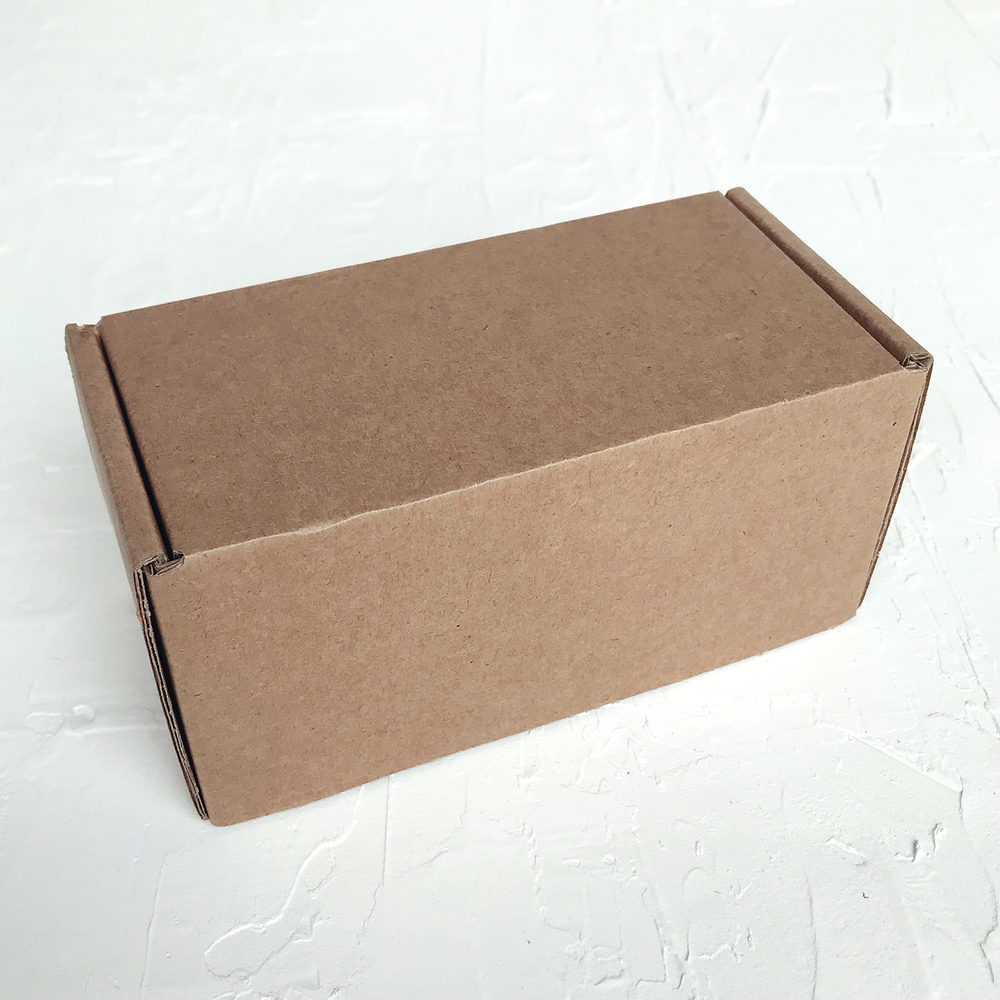 Коробка 12 х 6 х 6 см, бурая
