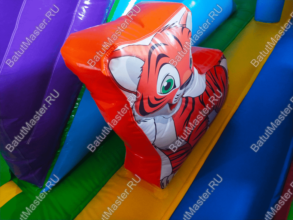 Надувной батут "Попугайчики"
