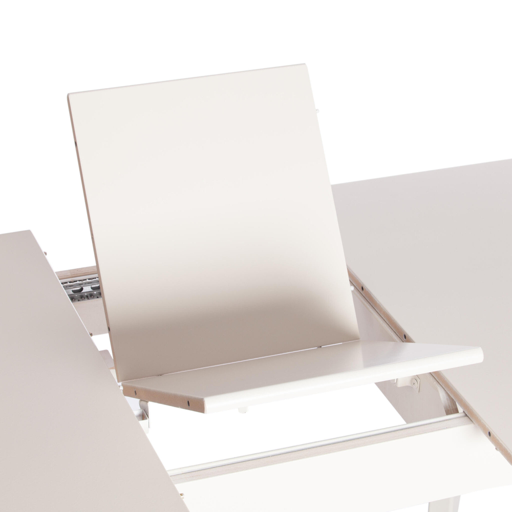 Стол CATERINA PROVENCE  бук, мдф, 100+30x70x75 см, Ivory white