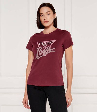 Футболка ICON GUESS - бордовый(W4BI20 I3Z14)