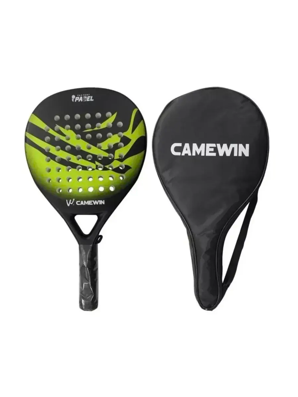 Ракетка для падел тенниса CAMEWIN Padel 4013 Green, с чехлом