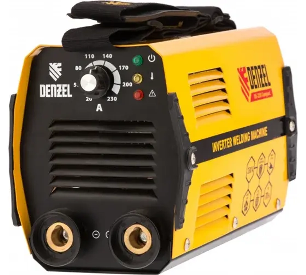 Аппарат инвертор. дуговой сварки DS-230 Compact, 230 А, ПВ 70%, диам.эл. 1,6-5 мм// Denzel