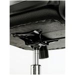 Кресло оператора Helmi HL-M04 "Active", ткань, спинка сетка черн/сиденье TW черн, рег. подлокот, хром