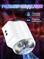 Мастурбатор автоматический с вакуумом и фрикциями