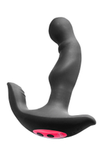 Черный стимулятор простаты Rimming Hero - 16,8 см. (Цвет: черный)