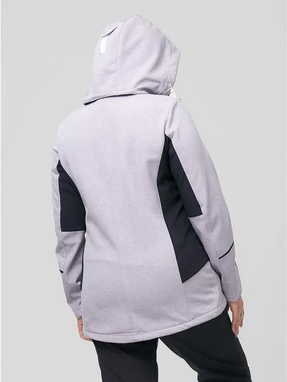 Ветровка женская, размер 60, цвет серый