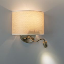 Citilux Декарт CL704306 Бра с бежевым абажуром и диммером