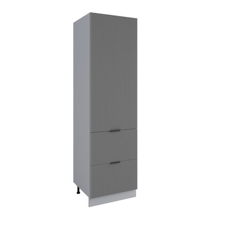 Кухня Модуль ПНЯ 600 М (глухой) Мелисса Графит Скин