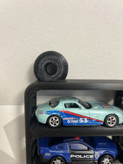 Полка для машинок Hot Wheels 10 шт, крепление на стену для hot wheels 10 шт черный