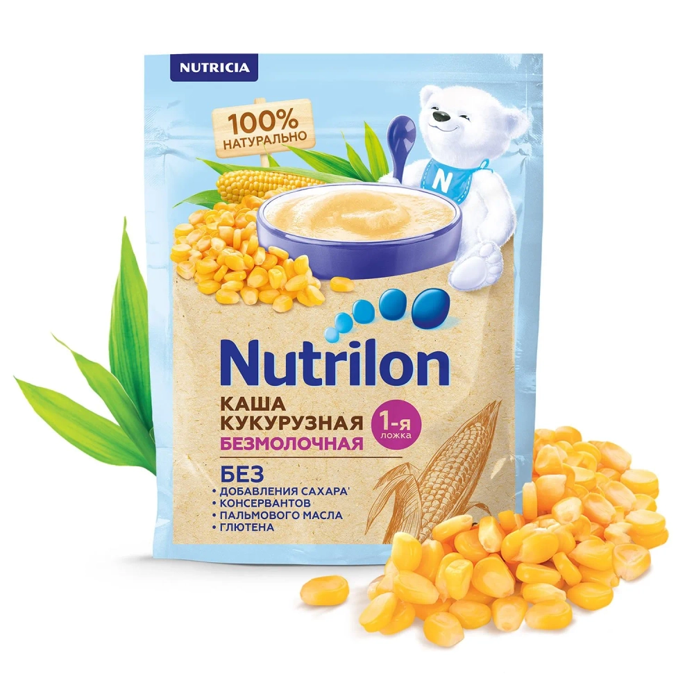 Каша Nutrilon безмолочная Кукурузная 180г с 5 месяцев