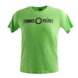 Мужское теннисное поло Tennis-Point Basic Cotton T-Shirt Men - Light Green, Black