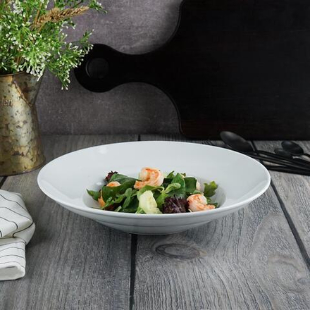 Тарелка глубокая 300 мл d 27,2 см h5,5 см белая фарфор   P.L. Proff Cuisine [6]