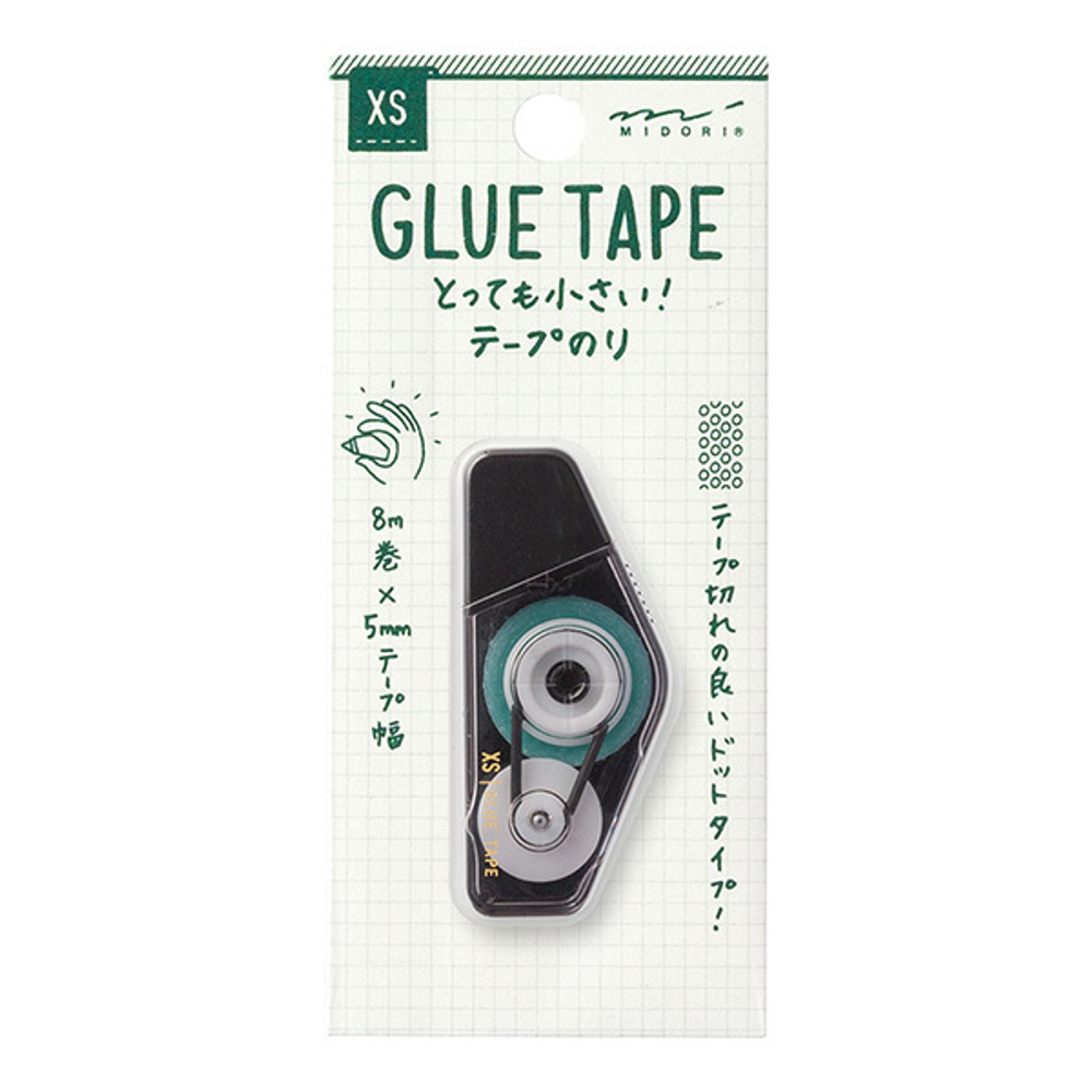 Клеевой роллер Midori XS Glue Tape: чёрный