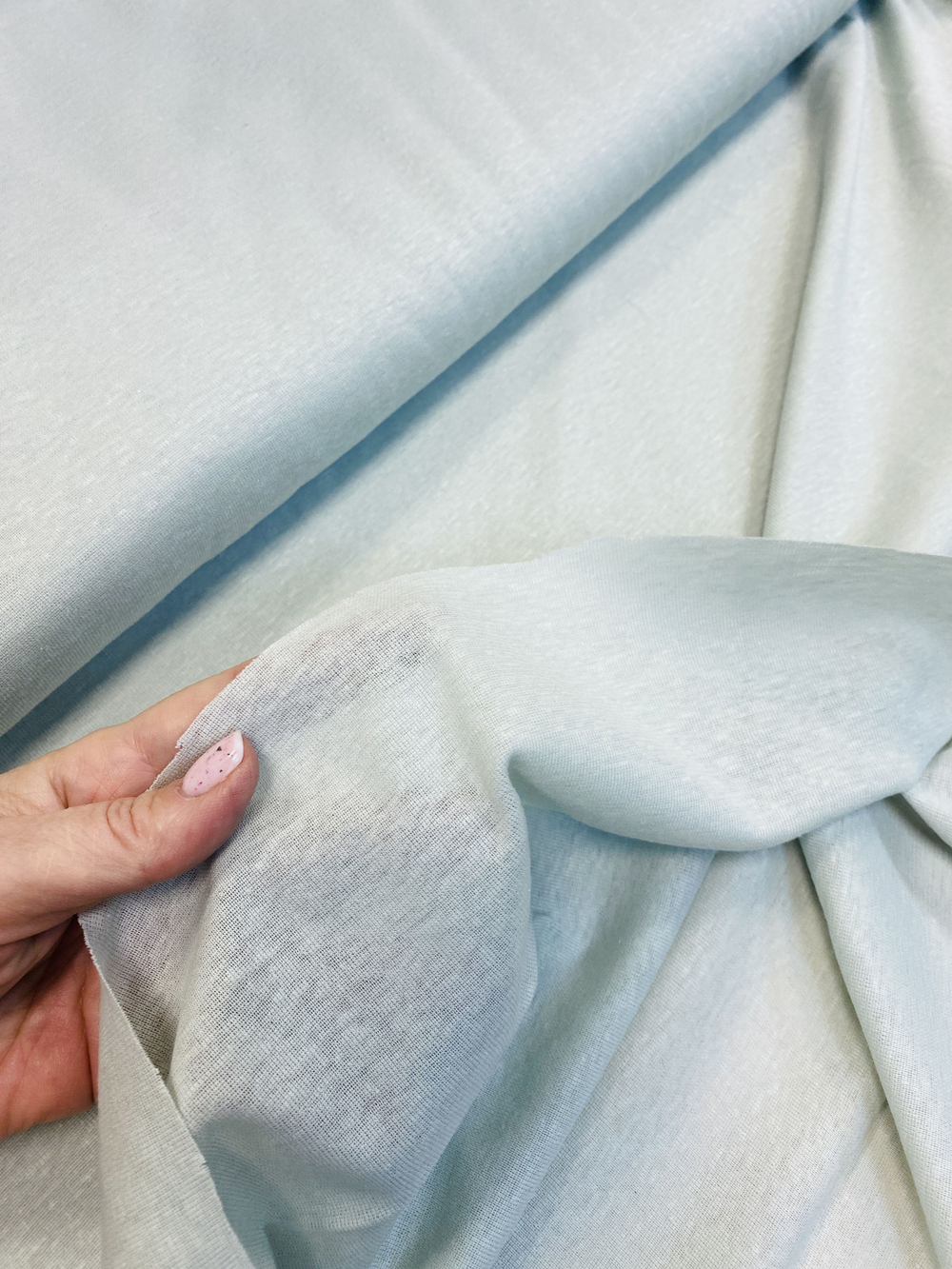 Ткань -тонкий трикотаж 100% хлопок (Италия) ш-150см. 1м