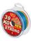 Леска плетёная WFT KG STRONG Multicolor 600 м, 0,25 мм