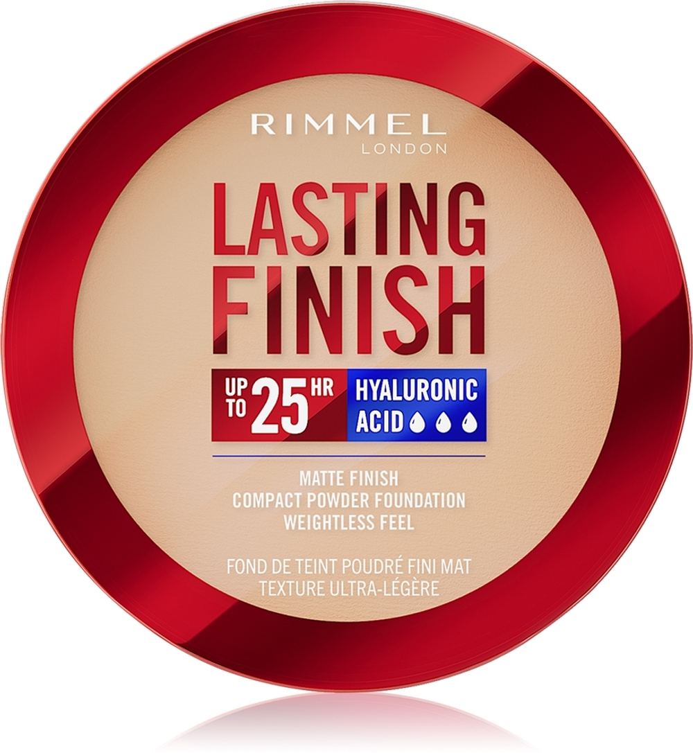 Rimmel Lasting Finish 25H - Компактная пудра с SPF 20, 7 g