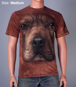 Футболка Mountain с изображением питтбуля - Pitt-Bull Face