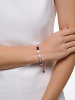 Браслет "Pearl charm" Blue Silver