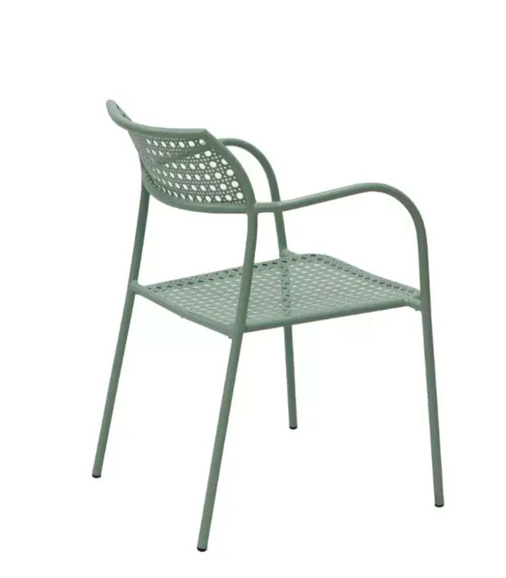 "Посейдон" стул стальной, цвет зеленый