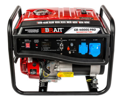 Генератор бензиновый BRAIT GB-4000S PRO 02.01.031.035