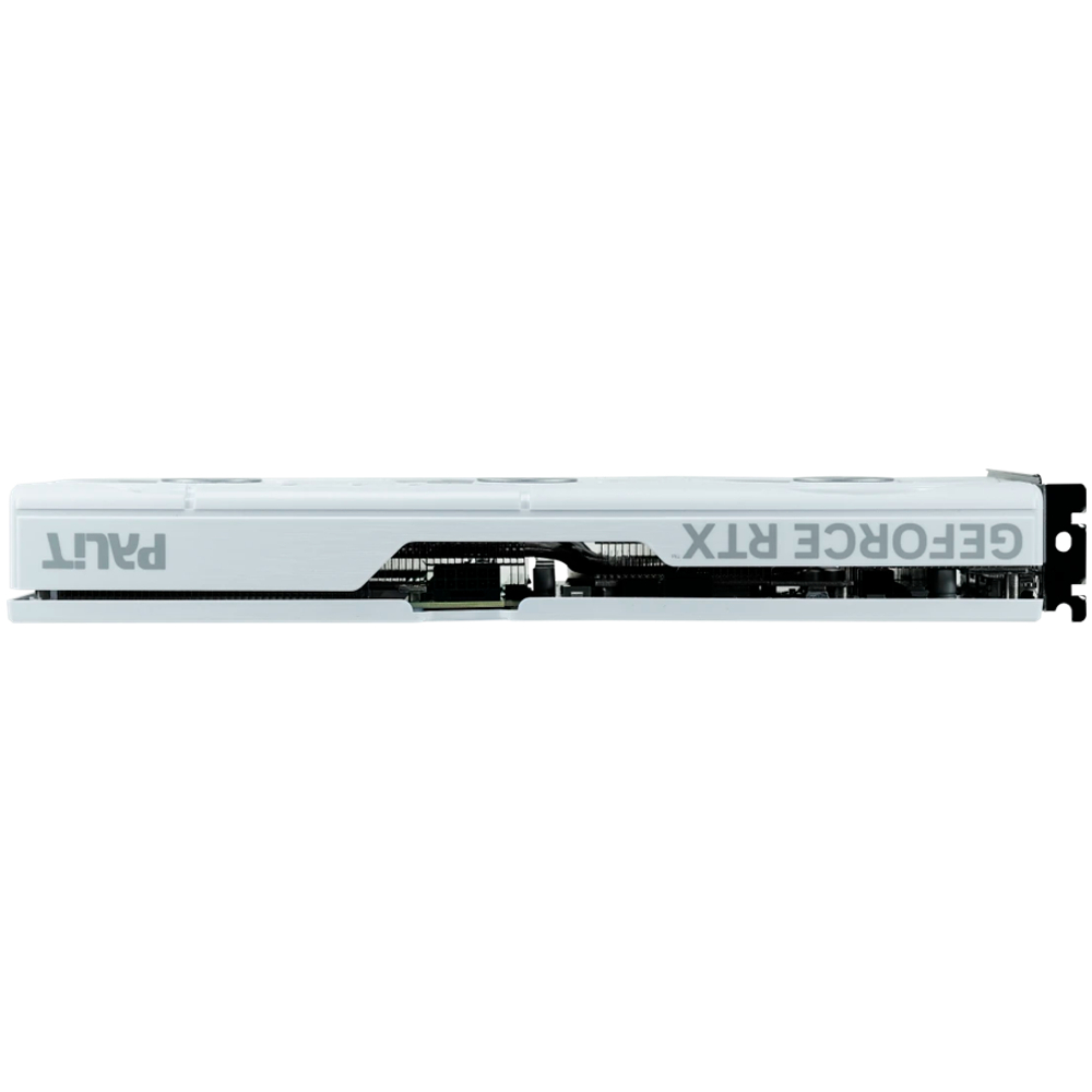 PALIT GeForce RTX 5070 White OC 12GB GDDR7 192 bit, 1x HDMI 2.1b, 3x DP 2.1b, 3 Fan, 1x 16-pin pwr connector, 650W, board size 291.9 x 116.6 x 41.3 mm, NE75070U19K9-GB2050W