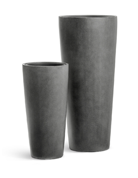 Кашпо TREEZ Effectory - серия Beton - Высокий конус