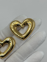 Серьги Сердечки Monet
