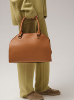 Кожаная сумка Deboro 3992 коричневый лист