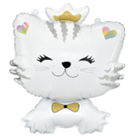 Шар Фольгированный Котенок (Белый)