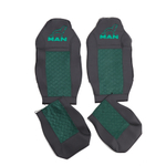 Чехлы MAN TGA (экокожа, зеленый)