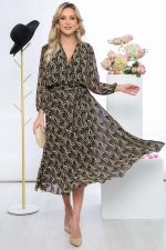 Платье "Леди Шик" (беж) П5478 LT Collection