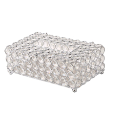 Салфетница Kassatex Crystal Round Silver