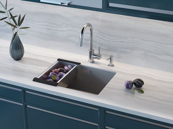 Кухонная мойка OMOIKIRI Kata 54-U-BL(арт.4993410)