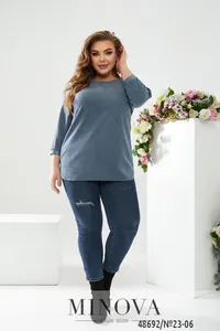 Кофточка 23-06-Джинсовый Minova
