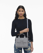 Сумка MARC JACOBS THE LEATHER SMALL TOTE BAG “Wolf Grey”