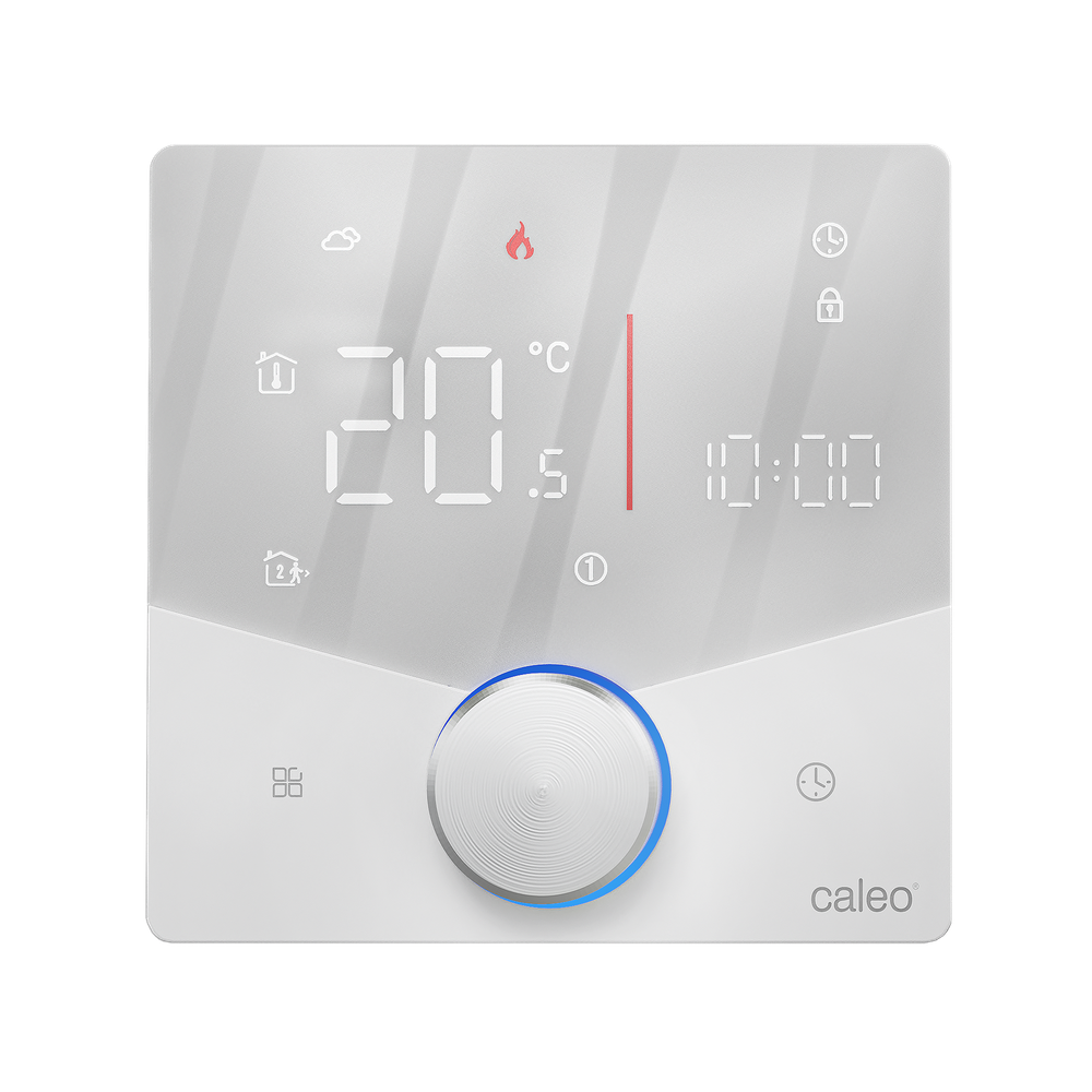 Терморегулятор CALEO C933 Wi-Fi встраиваемый, цифровой, программируемый, 3,5 кВт (белый)