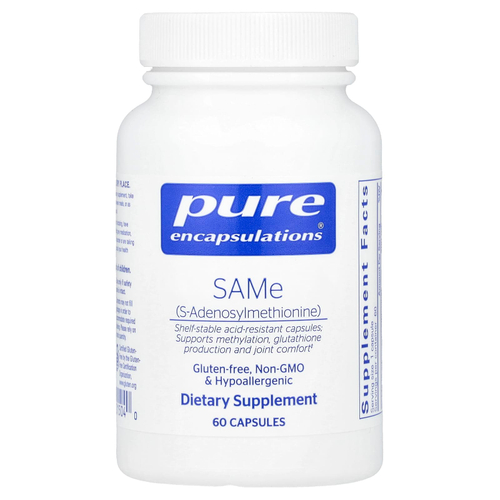 Pure Encapsulations, SAMe, 60 капсул (200 мг в 1 капсуле)