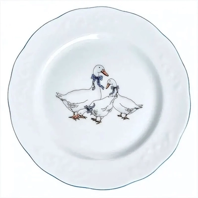 Тарелка мелкая 175 мм Гуси Надежда