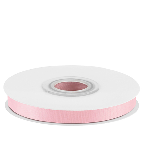 Лента атласная (0,7 см*22,85 м) Нежно-розовый, 1 м, Дон Баллон