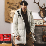 Мужская куртка пуховик мужской средней длинны ,наполнитель графен